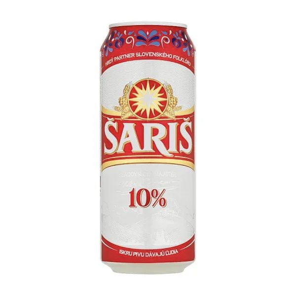 Pivo Šariš 10° 0,5l